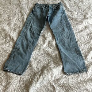 Algolde women’s blue high rise jeans